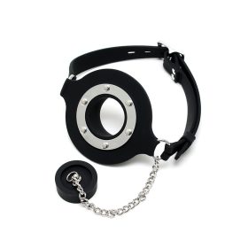 Mouthgag with opening and stopper