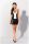 DATEX MAIDS DRESS BLACK/WHITE. Méret:M
