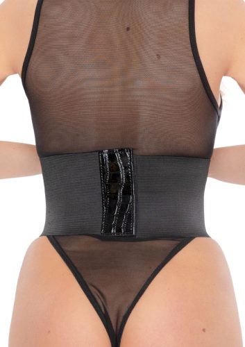 Croco Front Waist Cincher Méret:M/L