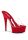 Pleaser piros platform papucs. méret:40-es