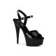 Pleaser Delight fekete szandál. 35-ös