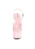 Pleaser Adore glitteres pink platform szandál. 37-es