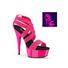 Pleaser UV pink platform szandál,No.669. 38-as