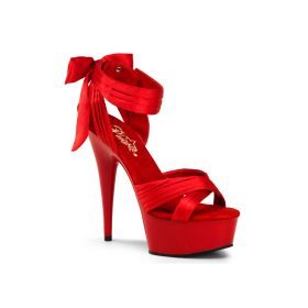 Pleaser piros masnis platform szandál. 39-es