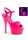 Pleaser KISS Neon Pink szandál. 36-os