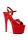 Pleaser piros platform szandál ,No.asp609. 39-es