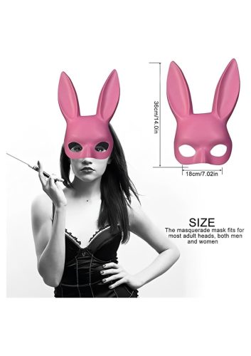 Pink nyuszi maszk