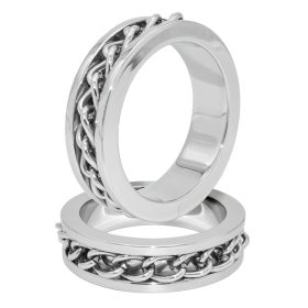 Láncos acél péniszgyűrű. átmérő:50mm