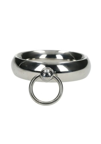 Acél farokgyűrű karikával. Átmérő:45mm