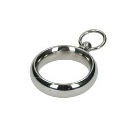 Acél farokgyűrű karikával. Átmérő:55mm