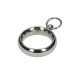 Acél farokgyűrű karikával. Átmérő:55mm