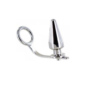 Péniszgyűrű anál pluggal.