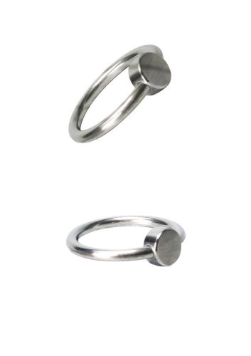 Fém makkgyűrű nyomó ponttal Belső átmérő:30mm(ahol nincs golyó)