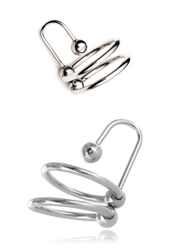 Dupla makkgyűrű sperma-stoppal  átmérő:28mm