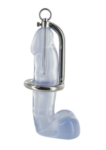 Pénisz katéter heregyűrűvel.