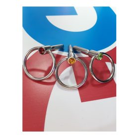 Hugycső dugó kővel. ruby-piros