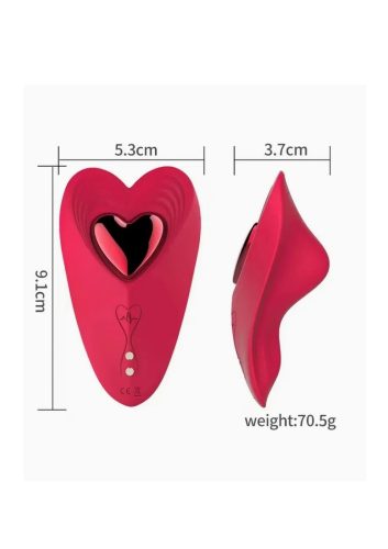 Heart App control vibrator.