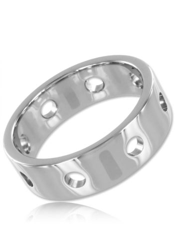 Lyukacsos fém péniszgyűrű. Belső átmérő:55mm