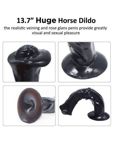 Paripa 34cm-fekete dong.
