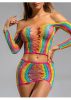 Rainbow Poppy necc szett.