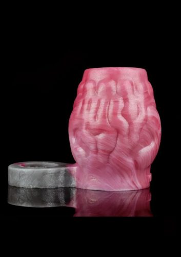 Nagy gömbőc herepántos szilikon péniszgyűrű.