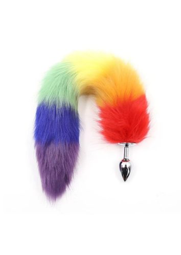 Anal plug farokkal -LGBT. Méret:M