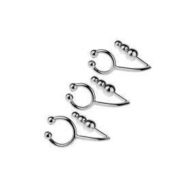 Fém péniszgyűrű 3anál golyóval.