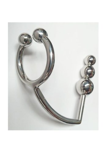 Fém péniszgyűrű 3anál golyóval.