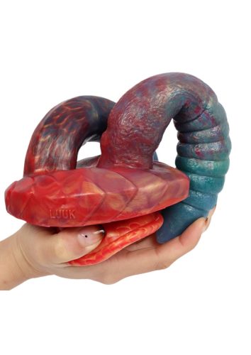 Alien,hátas szilikon dupla dildó.