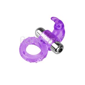 Bunny vibro cock ring. Pink