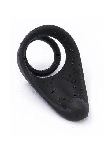 Conan fekete szilikon péniszgyűrű-gát izgatós.
