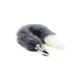 Fox plug -szürke,fehér.