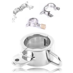   Szétnyitható acél farokgyűrű akasztóval. átmérő:4,5cm.