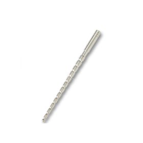 Kúpos,bordás pénisz plug-18cm.