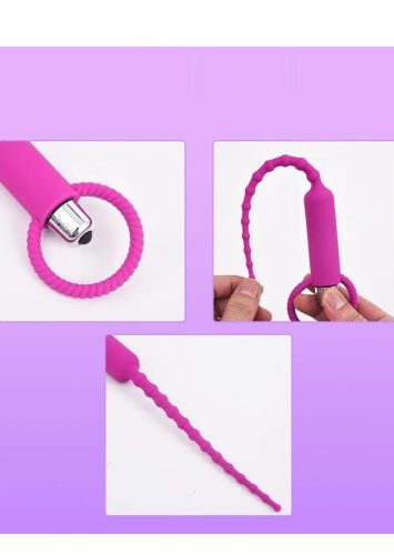 Pénisz katéter,10func.vibro Lila