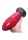 Red Anal Bomb -22cm. Szürke talp