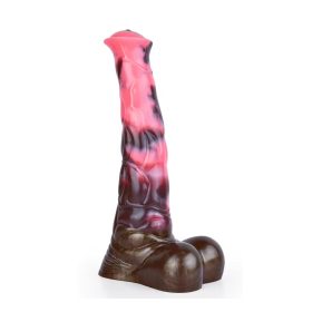 Conner foltos csődör dildó-27cm.
