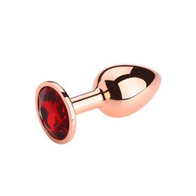Fém,gold anál plug csillogó kővel-kicsi