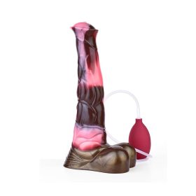 Conner foltos csődör squirting dildó-26cm.