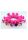 Szilikon anál plug csillogó véggel-kis méret. Pink