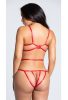 Zion csipkés body. Piros, Méret:M/L