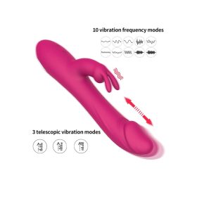 Alexis le-fel mozgó vibrátor,akkus Pink
