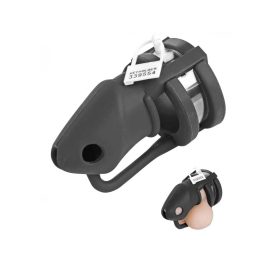 Shadow Locking Silicone Male Chastity Device.