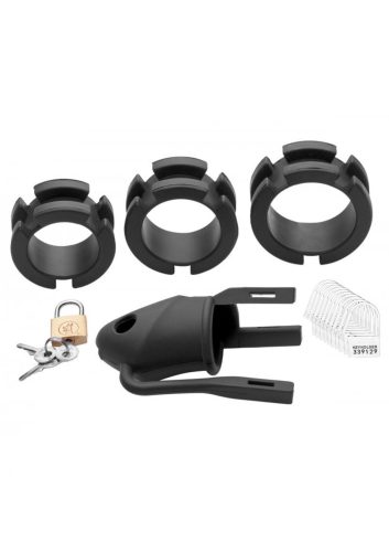 Shadow Locking Silicone Male Chastity Device.