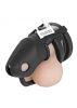 Shadow Locking Silicone Male Chastity Device.