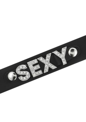 Csillogó SEXY feliratos nyakpánt.