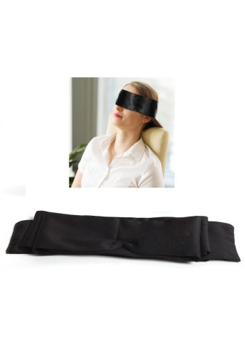 Milanó fekete szatén kendő. Hossz: 150 cm ; széless.:7 cm