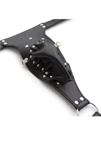 Férfi erényöv műbőr alsó.