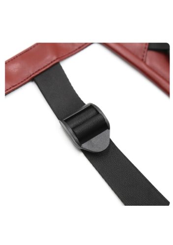 Emily bordó felcsatoló hám.