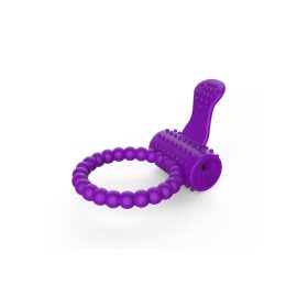 Bobbi lila szilikon vibro péniszgyűrű.